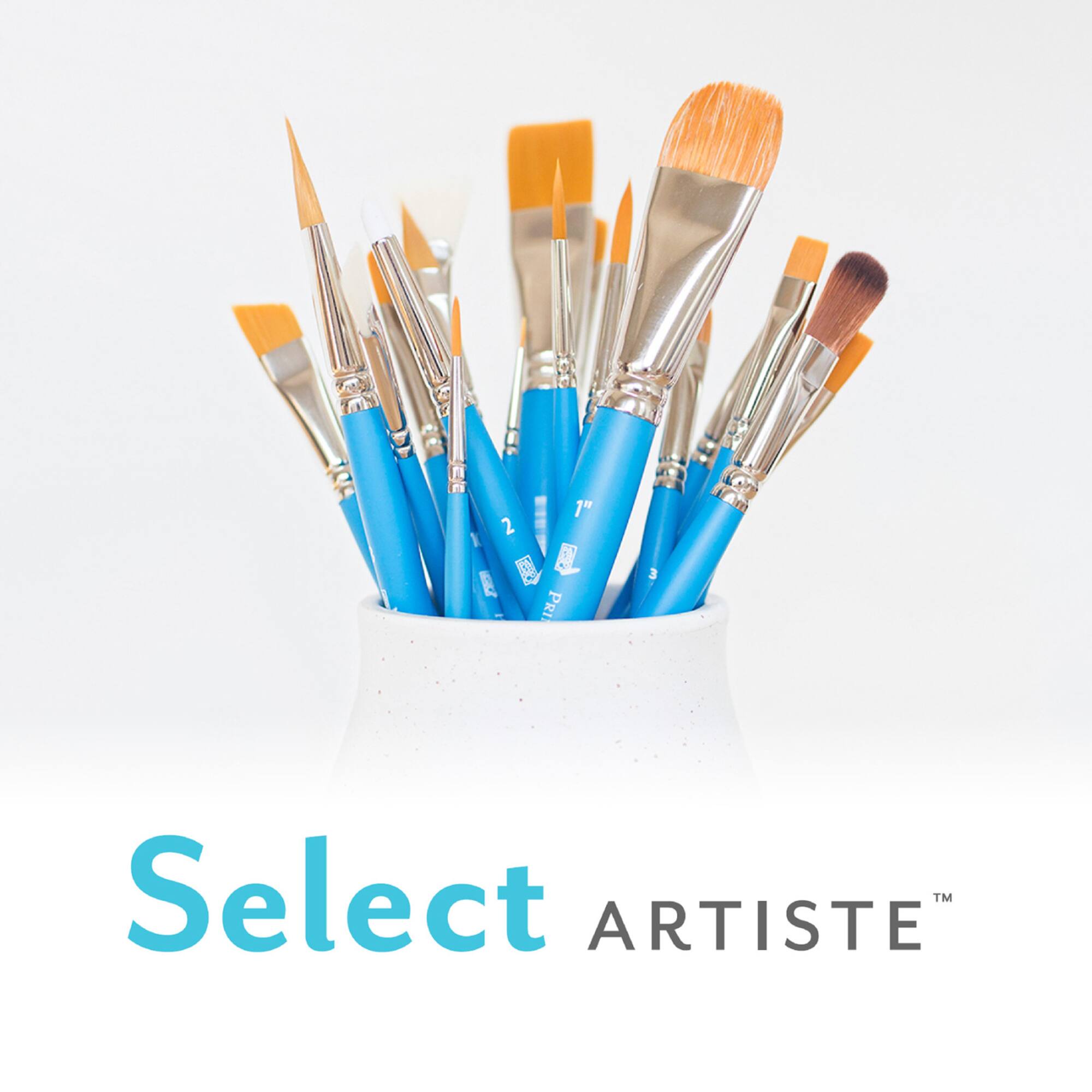Princeton™ Select™ Artiste Series 3750 Short Handle Filbert Brush